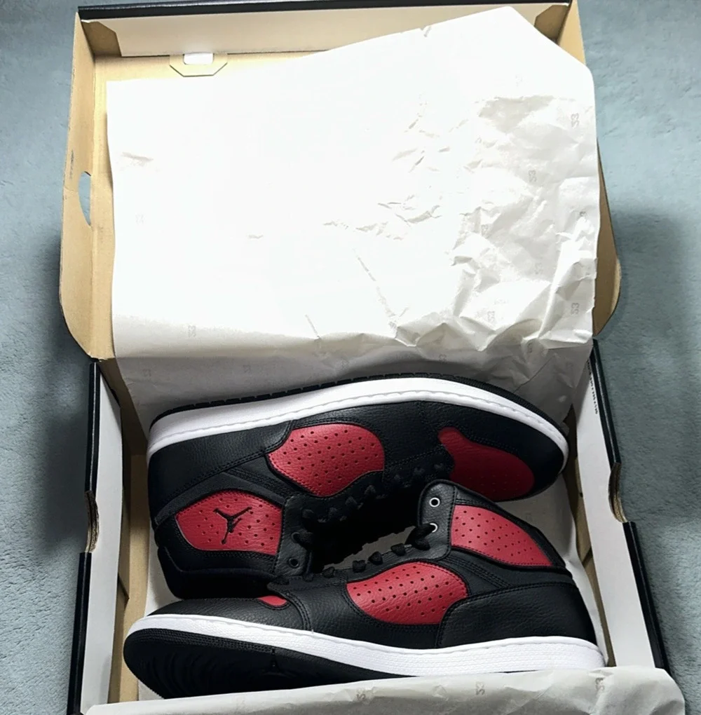 NIB Jordan Access Bred Mens 11 Nike Baseket Ball In Box AR3762-006 Gym Running